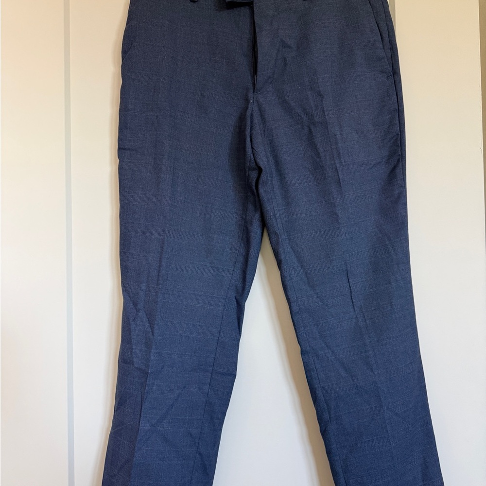 Banana Republic Men's Navy Blue Slim fit Dress Pants